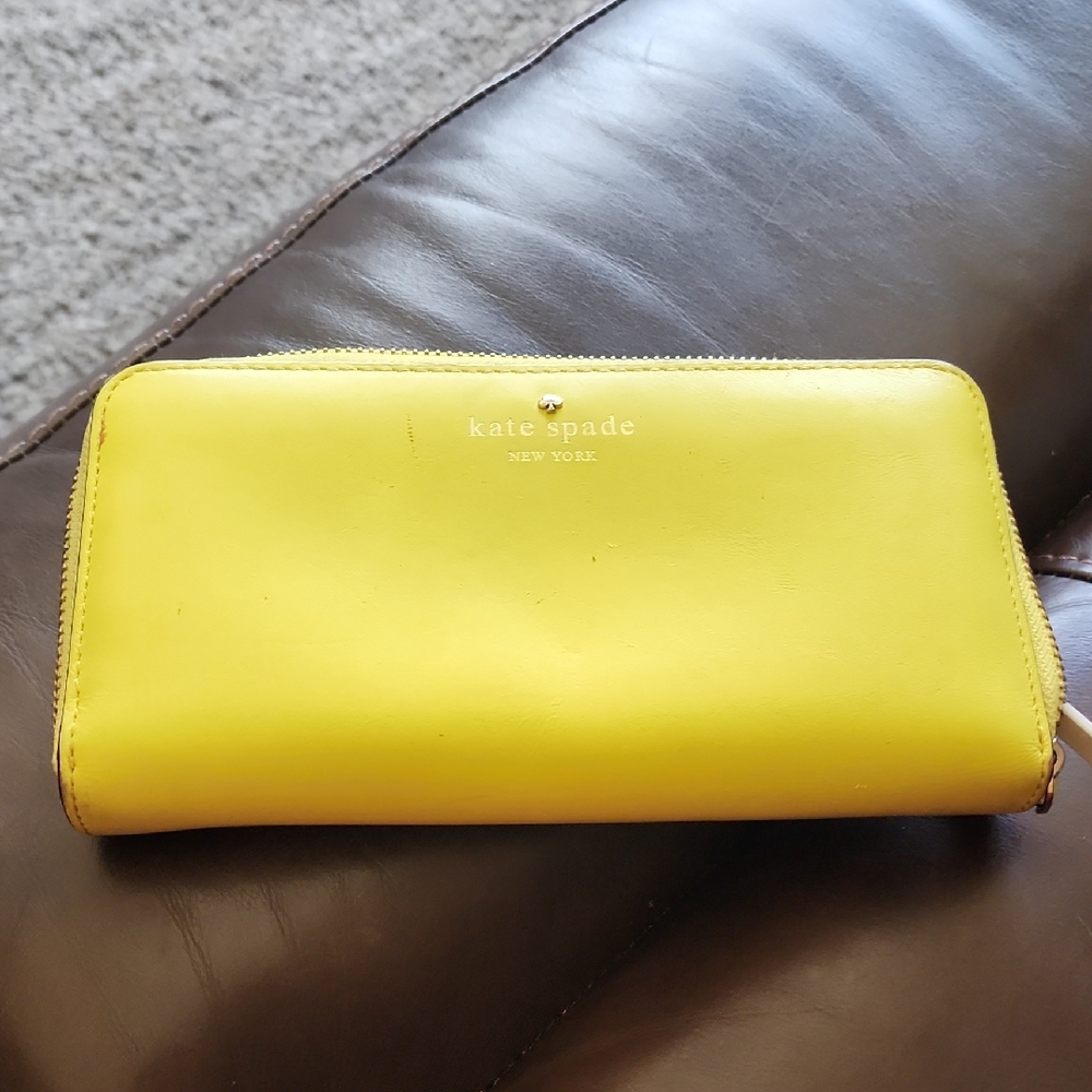 Kate Spade Vibrant Yellow Clutch